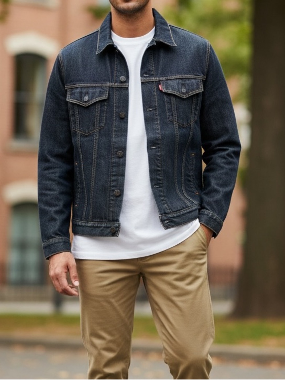Levi's Men’s Denim Trucker Jacket Sz XXL